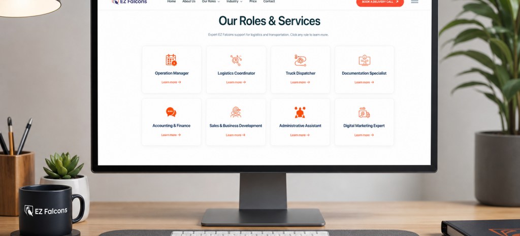 EZ Falcons SEO — interface showcase